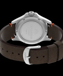 Timex Military Inspired|Leather*Expedition Field Solar 41mm Eco-Friendly Leather Strap Watch