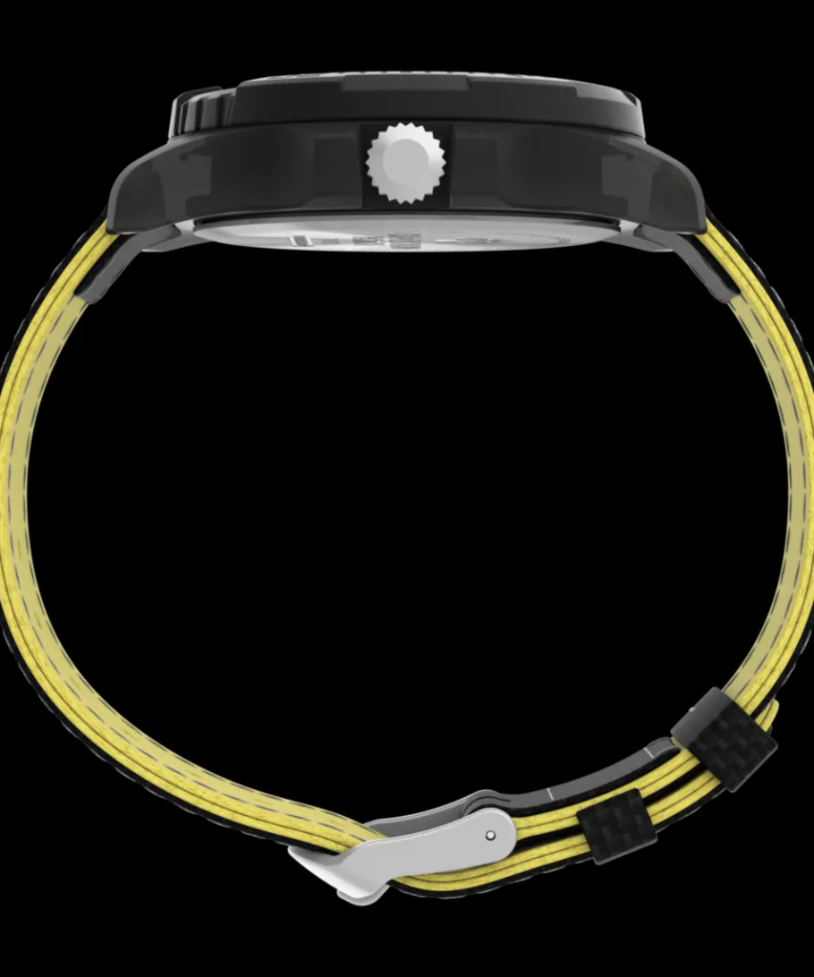 Timex Black Watches|Father's Day Gifts*Expedition Freedive Ocean #tide Fabric Strap Watch