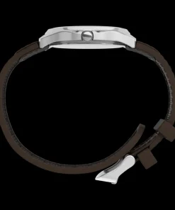Timex Leather*Expedition Metal Field 40mm Leather Strap Watch