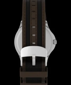 Timex Leather*Expedition Metal Field 40mm Leather Strap Watch
