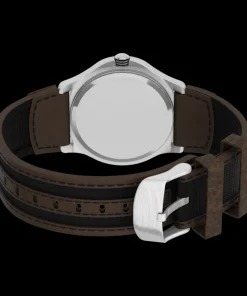 Timex Leather*Expedition Metal Field 40mm Leather Strap Watch