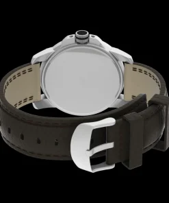 Timex Leather*Expedition Metal Field 40mm Leather Strap Watch