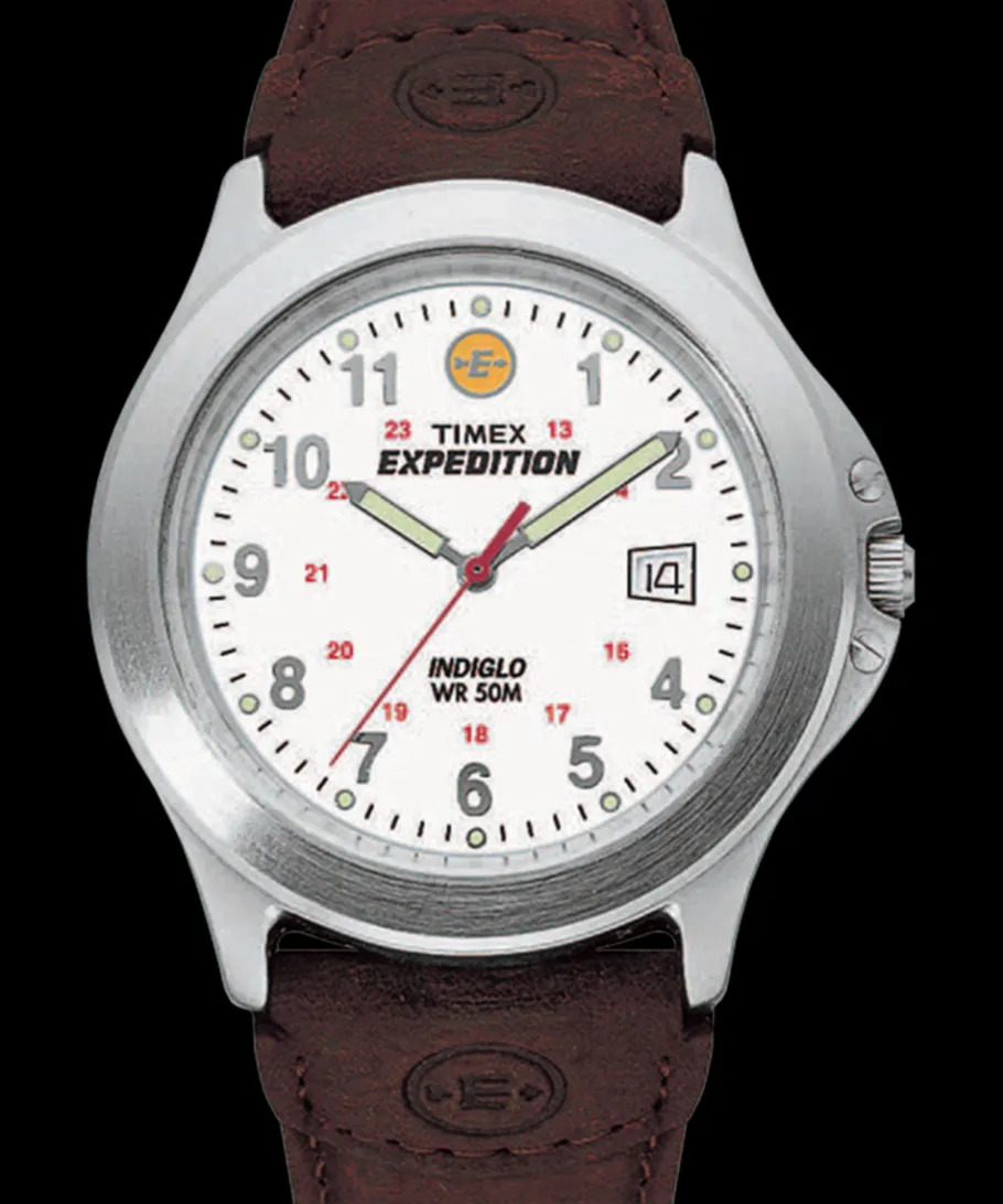 Timex Leather*Expedition Metal Field 40mm Leather Strap Watch