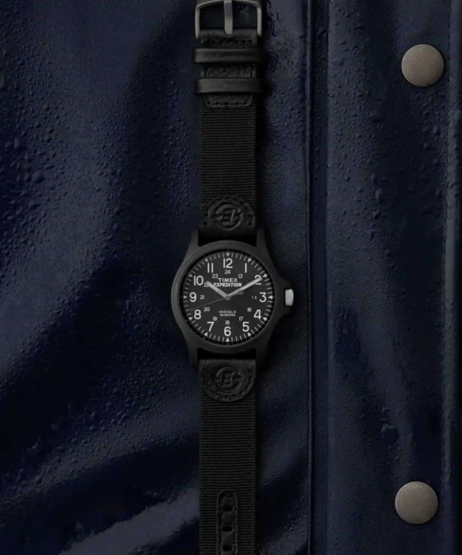 Timex Black Watches*Expedition Metal Field 40mm Fabric Strap Watch