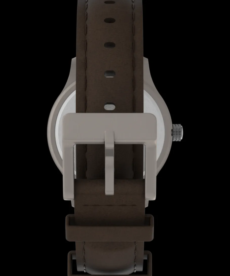 Timex Leather*Expedition Metal Field 37mm Leather Strap Watch