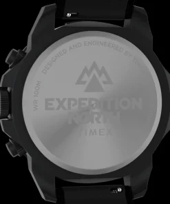 Timex Leather|Chronograph*Expedition Ridge Chronograph 42mm Eco-Friendly Leather Strap Watch