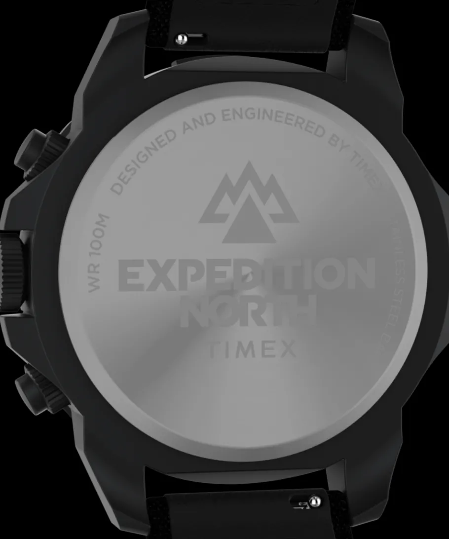 Timex Leather|Chronograph*Expedition Ridge Chronograph 42mm Eco-Friendly Leather Strap Watch