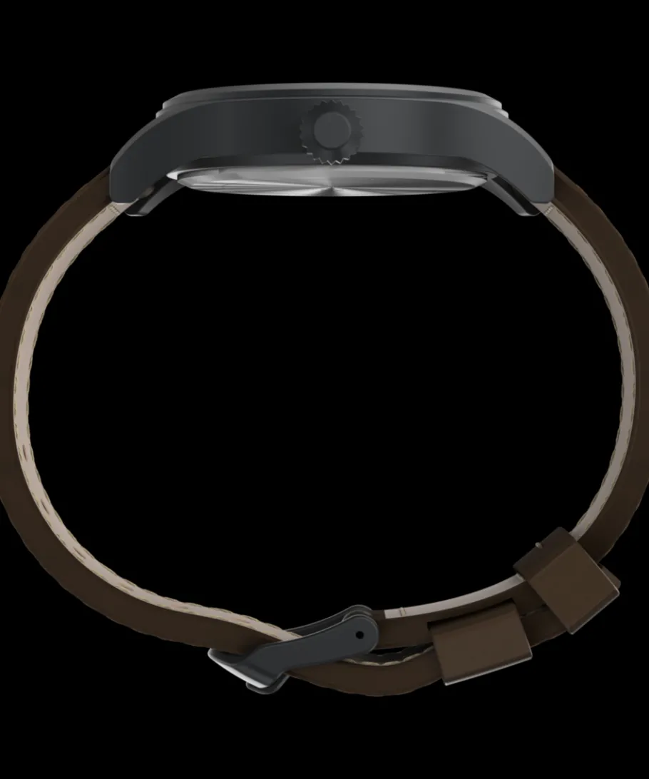 Timex Leather*Expedition Scout 40mm Leather Strap Watch