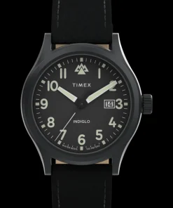 Timex Military Inspired|Black Watches*Expedition Sierra 40mm Recycled Fabric Strap Watch
