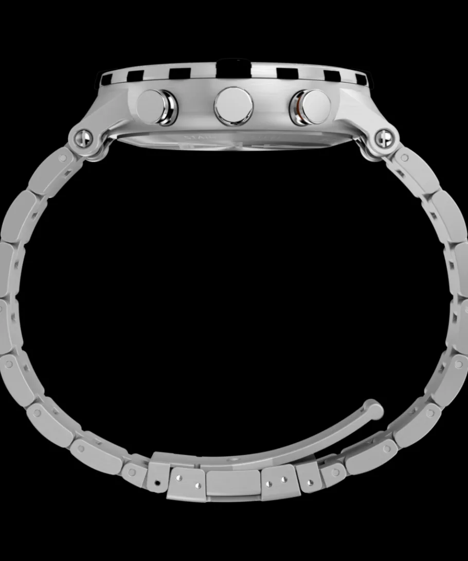 Timex Stainless Steel|Father's Day Gifts*Expedition Tide-Temp-Compass 45mm Stainless Steel Bracelet Watch