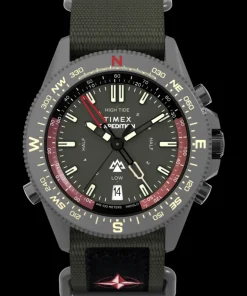 Timex Father's Day Gifts*Expedition Tide-Temp-Compass 43mm Fabric Strap Watch