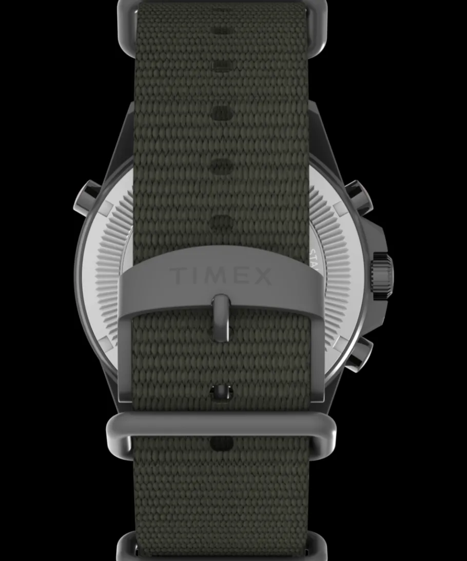 Timex Father's Day Gifts*Expedition Tide-Temp-Compass 43mm Fabric Strap Watch