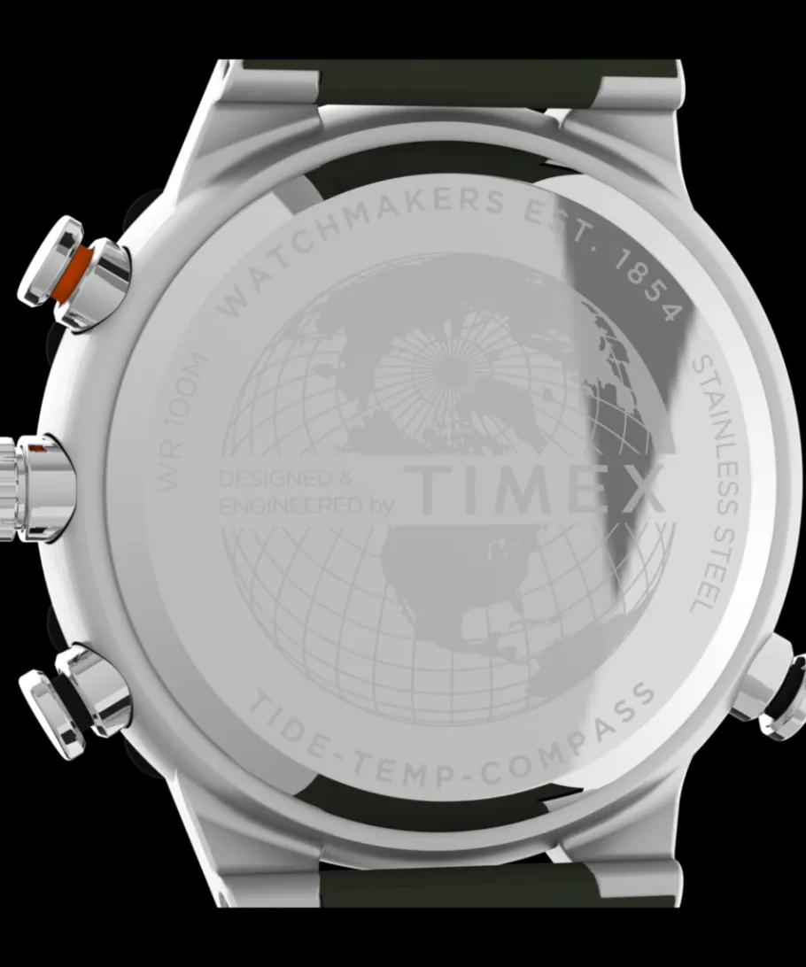 Timex Father's Day Gifts*Expedition Tide-Temp-Compass 45mm Silicone Strap Watch