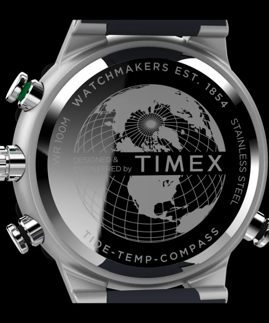 Timex Father's Day Gifts*Expedition Tide-Temp-Compass 45mm Silicone Strap Watch