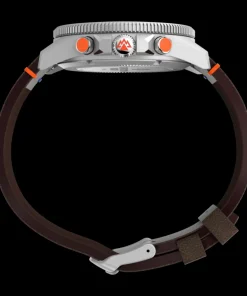 Timex Leather|Father's Day Gifts*Expedition Tide-Temp-Compass 43mm Eco-Friendly Leather Strap Watch