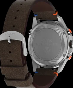Timex Leather|Father's Day Gifts*Expedition Tide-Temp-Compass 43mm Eco-Friendly Leather Strap Watch