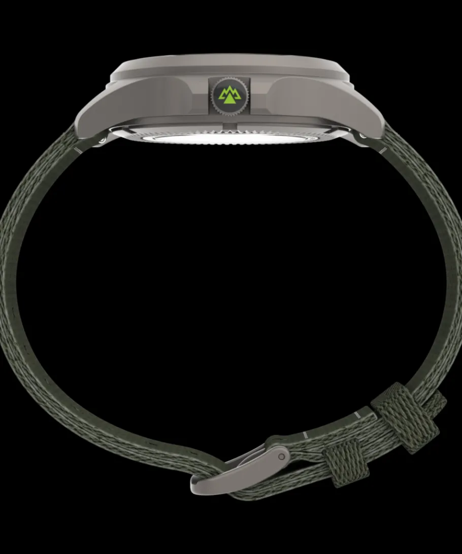 Timex Titanium|Automatic*Expedition Titanium Automatic 41mm Recycled Fabric Strap Watch