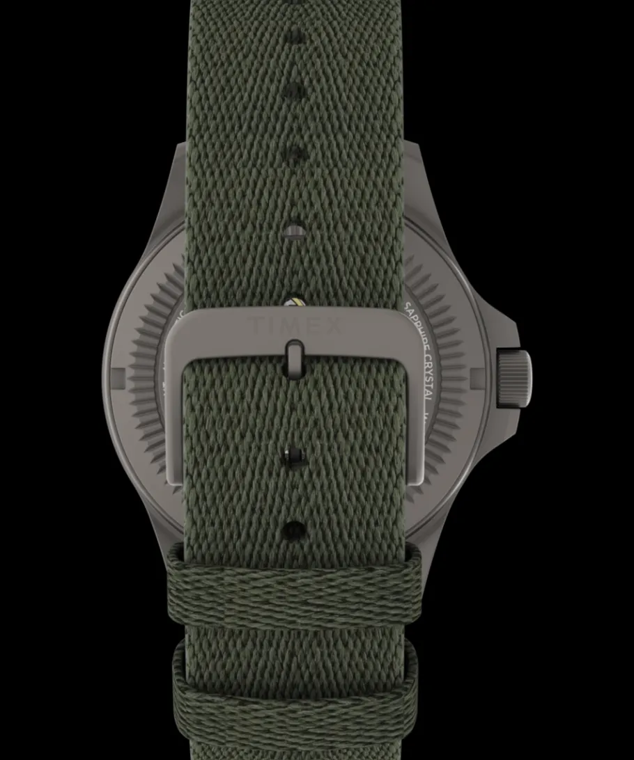 Timex Titanium|Automatic*Expedition Titanium Automatic 41mm Recycled Fabric Strap Watch
