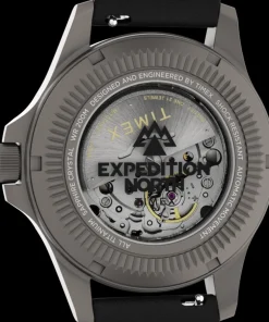 Timex Titanium|Leather*Expedition Titanium Automatic 41mm Eco-Friendly Leather Strap Watch