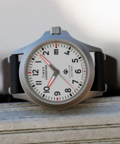 Timex Titanium|Leather*Expedition Titanium 38mm Leather Strap Watch
