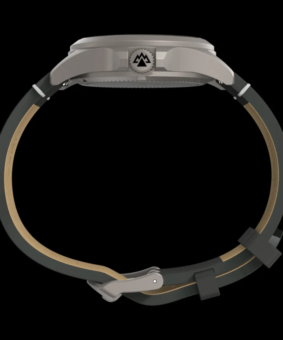 Timex Titanium|Leather*Expedition Titanium 38mm Leather Strap Watch