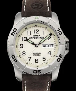 Timex Leather*Expedition Traditional 40mm Leather Strap Watch