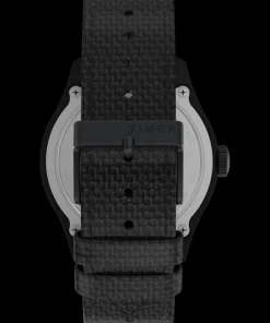 Timex Black Watches*Expedition Traprock 43mm Eco-Friendly Fabric Strap Watch