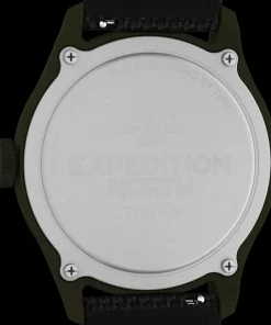 Timex Black Watches*Expedition Traprock 43mm Recycled Fabric Strap Watch