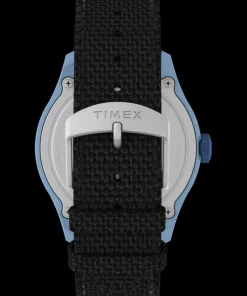 Timex Black Watches*Expedition Traprock 43mm Recycled Fabric Strap Watch