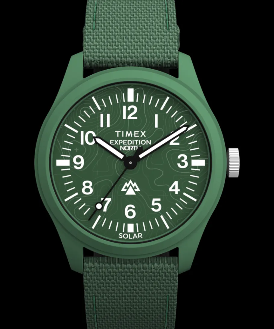 Timex Father's Day Gifts*Expedition Traprock Solar 40mm Eco-friendly Strap Watch