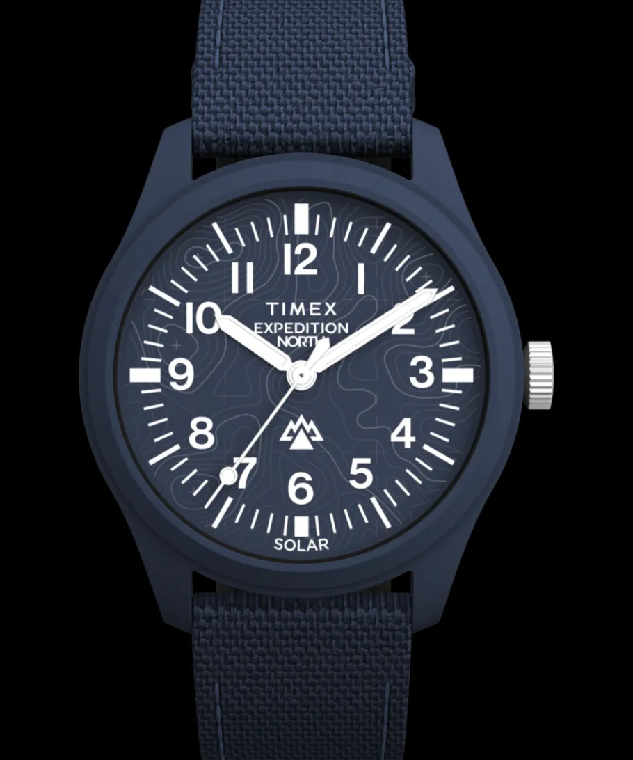 Timex Father's Day Gifts*Expedition Traprock Solar 40mm Eco-friendly Strap Watch