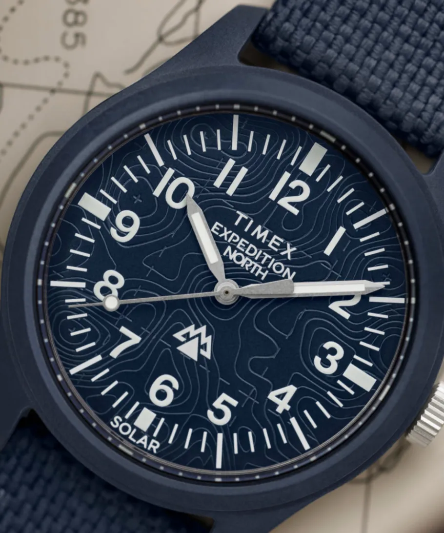 Timex Father's Day Gifts*Expedition Traprock Solar 40mm Eco-friendly Strap Watch