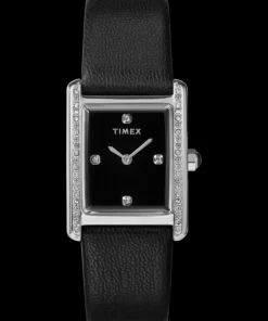 Women Timex Small*Hailey 24mm Leather Strap Watch