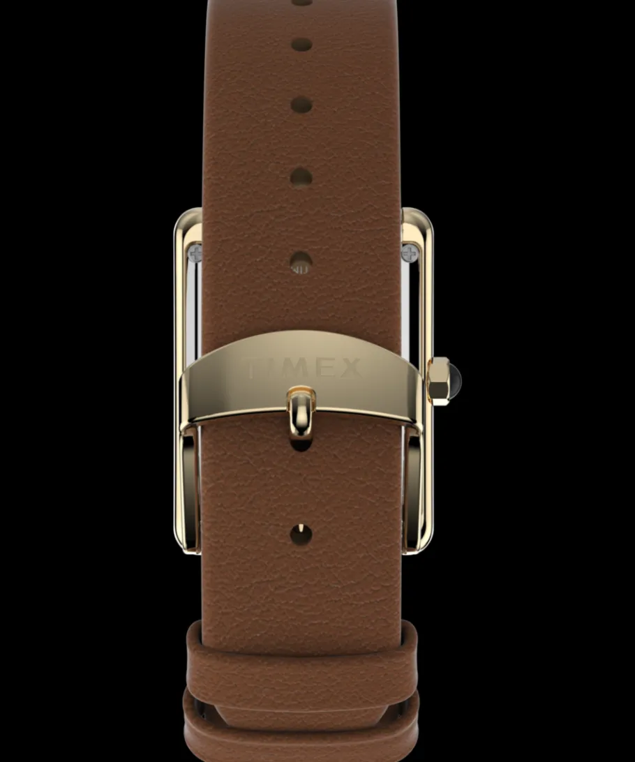 Women Timex Small*Hailey 24mm Leather Strap Watch