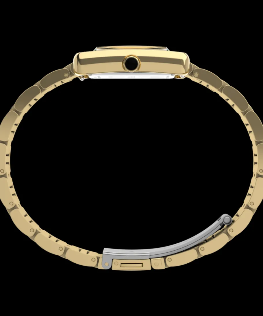 Women Timex Small|Gold-tone*Hailey 24mm Stainless Steel Bracelet Watch