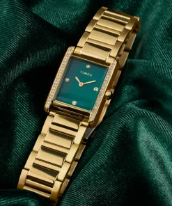 Women Timex Small|Gold-tone*Hailey 24mm Stainless Steel Bracelet Watch