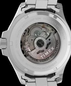 Timex Stainless Steel|Automatic*Harborside Coast Automatic 43mm Stainless Steel Bracelet Watch