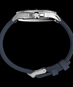 Timex Diver Inspired*Harborside Coast 44mm Recycled Fabric Strap Watch