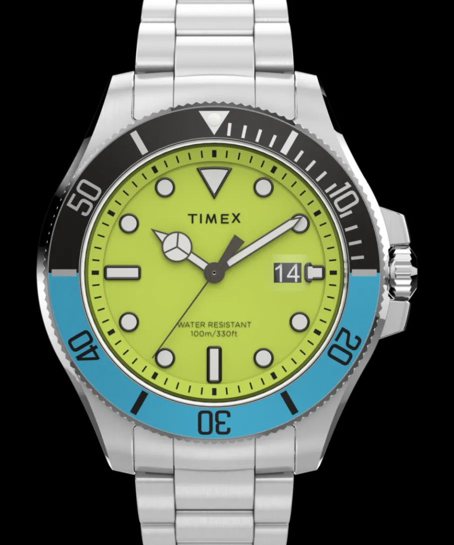 Timex Stainless Steel*Harborside Coast 43mm Stainless Steel Bracelet Watch
