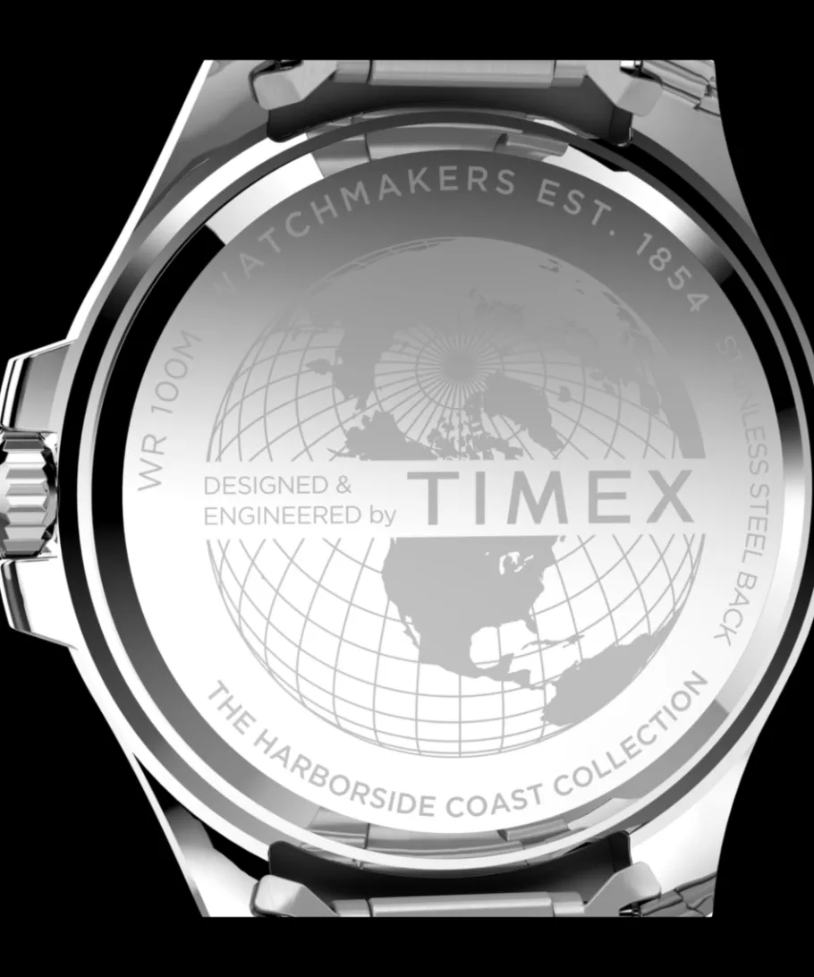 Timex Stainless Steel*Harborside Coast 43mm Stainless Steel Bracelet Watch