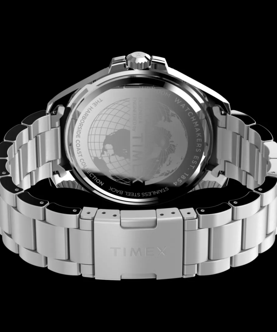 Timex Stainless Steel*Harborside Coast 43mm Stainless Steel Bracelet Watch