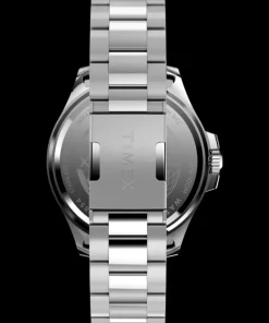 Timex Stainless Steel|Diver Inspired*Harborside Coast 43mm Stainless Steel Bracelet Watch
