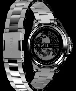 Timex Stainless Steel|Diver Inspired*Harborside Coast 43mm Stainless Steel Bracelet Watch