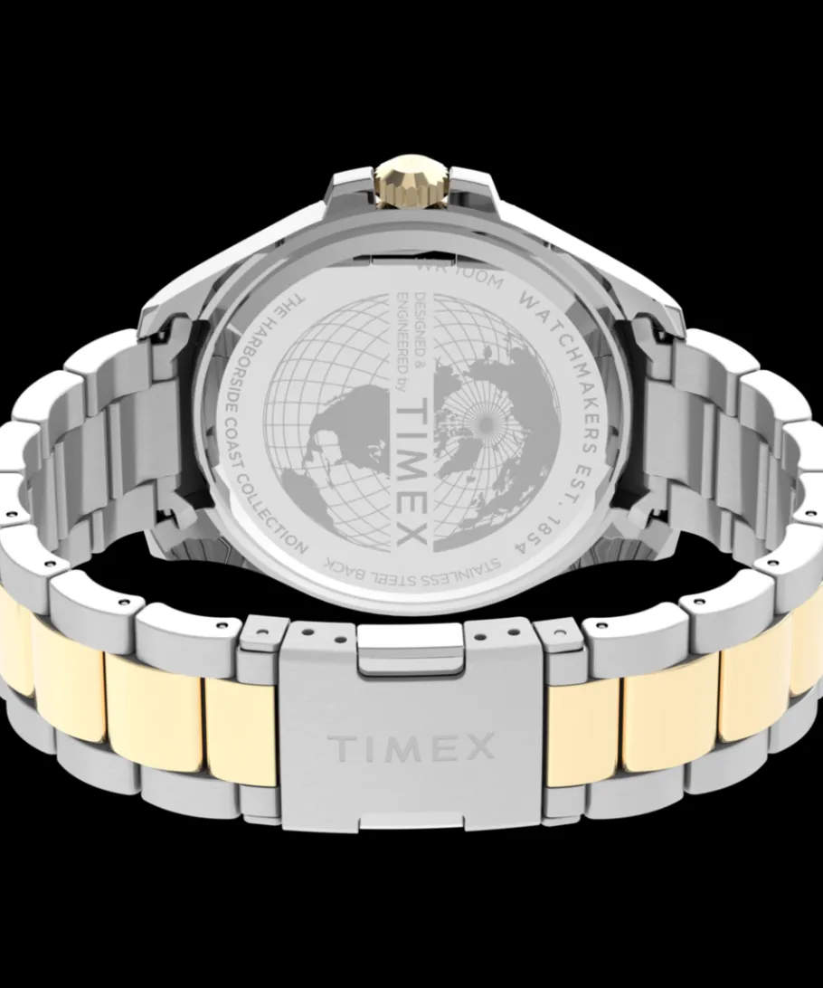 Timex Stainless Steel|Diver Inspired*Harborside Coast 43mm Stainless Steel Bracelet Watch