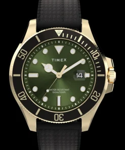 Timex Diver Inspired*Harborside Coast 44mm Synthetic Rubber Strap Watch