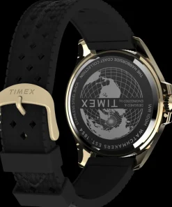 Timex Diver Inspired*Harborside Coast 44mm Synthetic Rubber Strap Watch