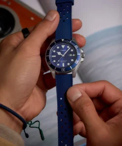 Timex Diver Inspired*Harborside Coast 44mm Synthetic Rubber Strap Watch