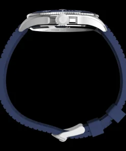 Timex Diver Inspired*Harborside Coast 44mm Synthetic Rubber Strap Watch