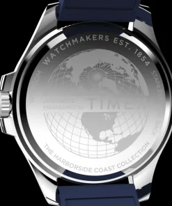 Timex Diver Inspired*Harborside Coast 44mm Synthetic Rubber Strap Watch