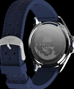 Timex Diver Inspired*Harborside Coast 44mm Synthetic Rubber Strap Watch